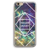 Negenduust ruimte: iPhone 6 / 6S Transparant Hoesje