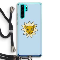 Kleine leeuw: Huawei P30 Pro Transparant Hoesje met koord