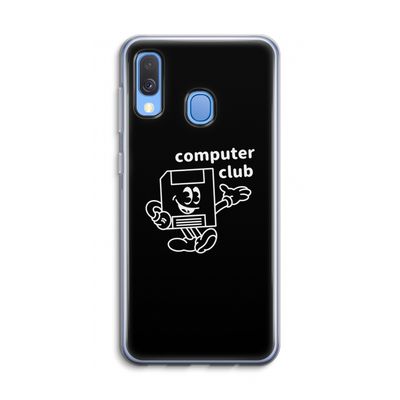 Floppyhead: Samsung Galaxy A40 Transparant Hoesje