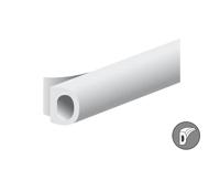 Ellen Tochtband d-profiel - wit - 8x6mm - 7.5m