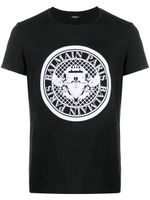 Balmain t-shirt à logo imprimé - Noir