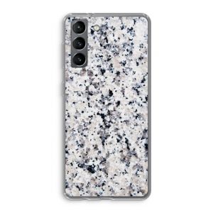 Gespikkelde marmer: Samsung Galaxy S21 Transparant Hoesje