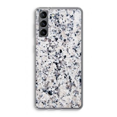 Gespikkelde marmer: Samsung Galaxy S21 Transparant Hoesje