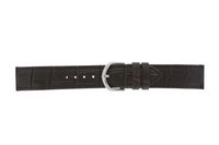 Olympic horlogeband 26HSL057 Leder Donkerbruin 20mm + standaard stiksel - thumbnail