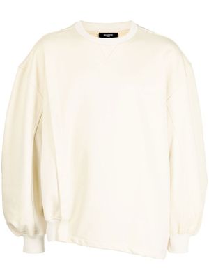 SONGZIO sweat à design asymétrique - Jaune