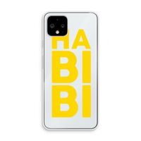 Habibi Majorelle : Pixel 4 Transparant Hoesje