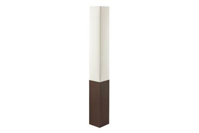 Vloerlamp PARIS CLASSIC 160 cm bruin met witte lampenkap - 35364