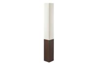 Vloerlamp PARIS CLASSIC 160 cm bruin met witte lampenkap - 35364
