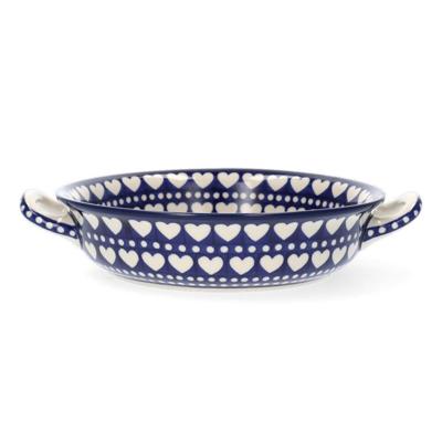 Oven Dish round 1000 ML - Blue valentine
