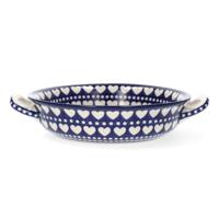 Oven Dish round 1000 ML - Blue valentine