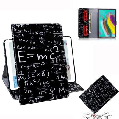 Formule patroon horizontale Flip lederen case voor Galaxy tab S5E T720/T725 met houder & Card slot & portemonnee