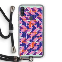 Skew Blush 3: Samsung Galaxy A11 Transparant Hoesje met koord