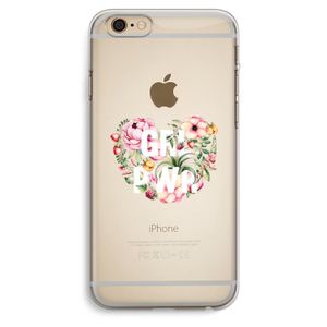 GRL PWR Flower: iPhone 6 Plus / 6S Plus Transparant Hoesje