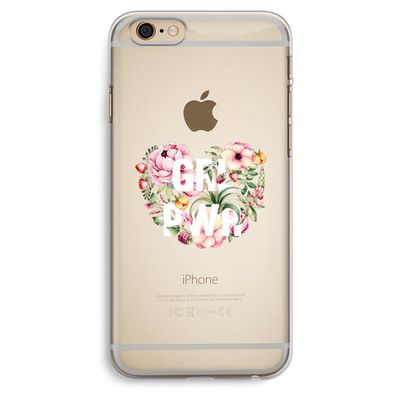 GRL PWR Flower: iPhone 6 Plus / 6S Plus Transparant Hoesje