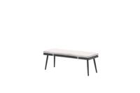 Teramon - Bologna sportbank 120 x 40 x 43.5cm h carbon black desert sand