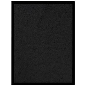 VidaXL Deurmat 40x60 cm zwart