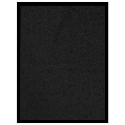 VidaXL Deurmat 40x60 cm zwart