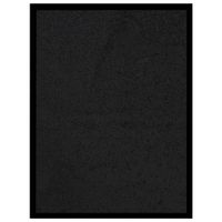 VidaXL Deurmat 40x60 cm zwart