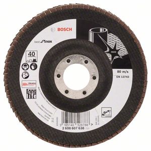 Bosch Accessoires 1 Lamellenschijf 125 X581, Best for Inox haaks, 40 - 2608607638