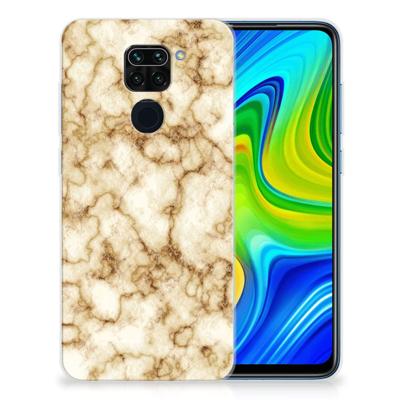 Xiaomi Redmi Note9 | TPU | Siliconen hoesje | Marmer Goud