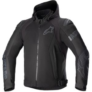 ALPINESTARS Zaca Air Jacket, Doorwaai motorjas heren, Zwart-Zwart