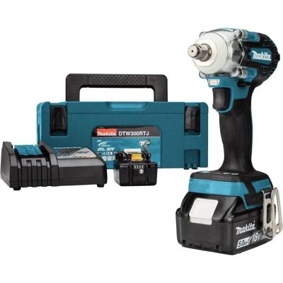 Makita DTW300RTJ Accu Slagmoersleutel 1/2" 330Nm 18V 5.0Ah in Mbox"