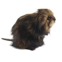 Hansa Muskusrat knuffel - 22 cm - pluche - realistisch - knuffeldier