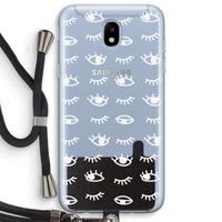 Eye pattern #3: Samsung Galaxy J5 (2017) Transparant Hoesje met koord