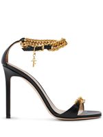 TOM FORD Zenith 105mm chain-link sandals - Noir