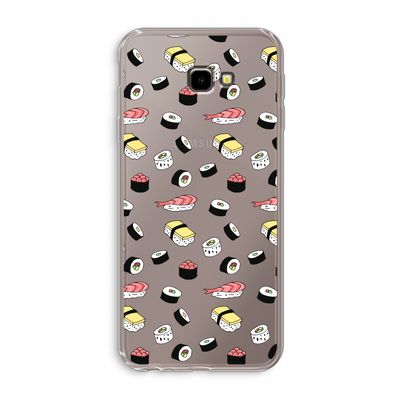 Sushi time: Samsung Galaxy J4 Plus Transparant Hoesje