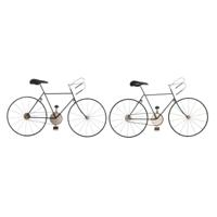 Decoratieve figuren DKD Home Decor 78 x 2,5 x 45 cm Fiets Vintage (2 Stuks)