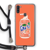 S(peach)less: Samsung Galaxy A11 Transparant Hoesje met koord