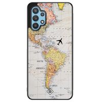 Samsung Galaxy A32 5G hoesje - Wereldkaart