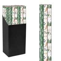 Geschenkpapier Kerst Luxe, 70 cm x 2 m, geassorteerde kleuren