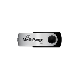 MediaRange MR910 USB flash drive 16 GB USB Type-A / Micro-USB 2.0 Zwart, Zilver