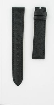 Horlogeband Omega X0016626 / 1660020 / 97511064 Leder Zwart 18mm