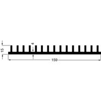 Fischer Elektronik 10020134 SK 44 100 SA Strengkoellichaam 1.7 K/W (l x b x h) 159 x 100 x 15 mm