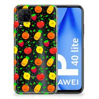 Huawei P40 Lite Siliconen Case Fruits