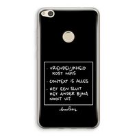 Mijn Motto's: Huawei Ascend P8 Lite (2017) Transparant Hoesje
