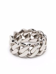 DARKAI bague en maille gourmette - Argent