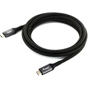 Equip 128382 USB-kabel 2 m USB4 Gen 2x2 USB C Zwart