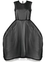 Comme Des Garçons robe à jupe volumineuse transparente - Noir - thumbnail