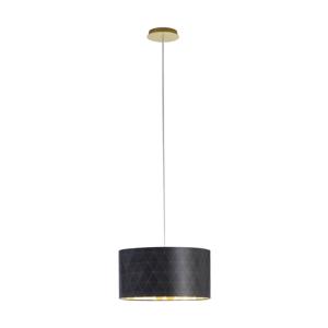 EGLO Dolorita hangende plafondverlichting Flexibele montage E27 Zwart, Geelkoper, Goud