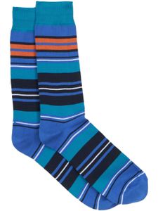 ETRO chaussettes rayées en maille - Orange