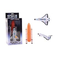Space shuttle met licht en geluid 30 cm   -