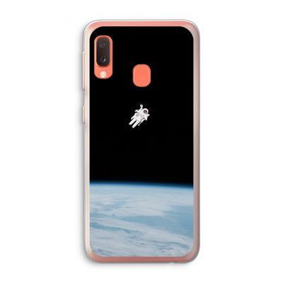 Alone in Space: Samsung Galaxy A20e Transparant Hoesje
