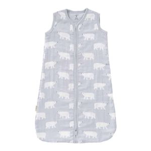 Fresk slaapzak muslin 2-laags Polar Bear Maat