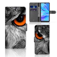 Huawei P30 Lite (2020) | Telefoonhoesje | Met pasjeshouder | Uil