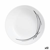 Diep bord Arcopal Domitille Tweekleurig Glas (20 cm) (12 Stuks)