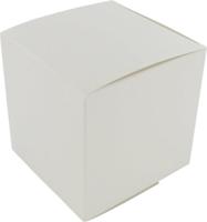 Kadobox wit 10x10x10cm 25 stuks